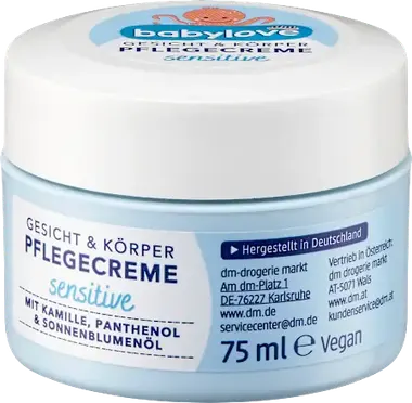 Babylove gesicht & kurper pflegecreme