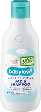 babylove ultra sensitive bain & shampoing bébé